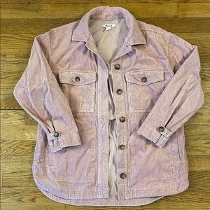 Madewell corduroy shacket